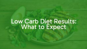 A healthy low-carb meal with grilled chicken, avocado, leafy greens, and nuts on a wooden table, bright and fresh, realistic.