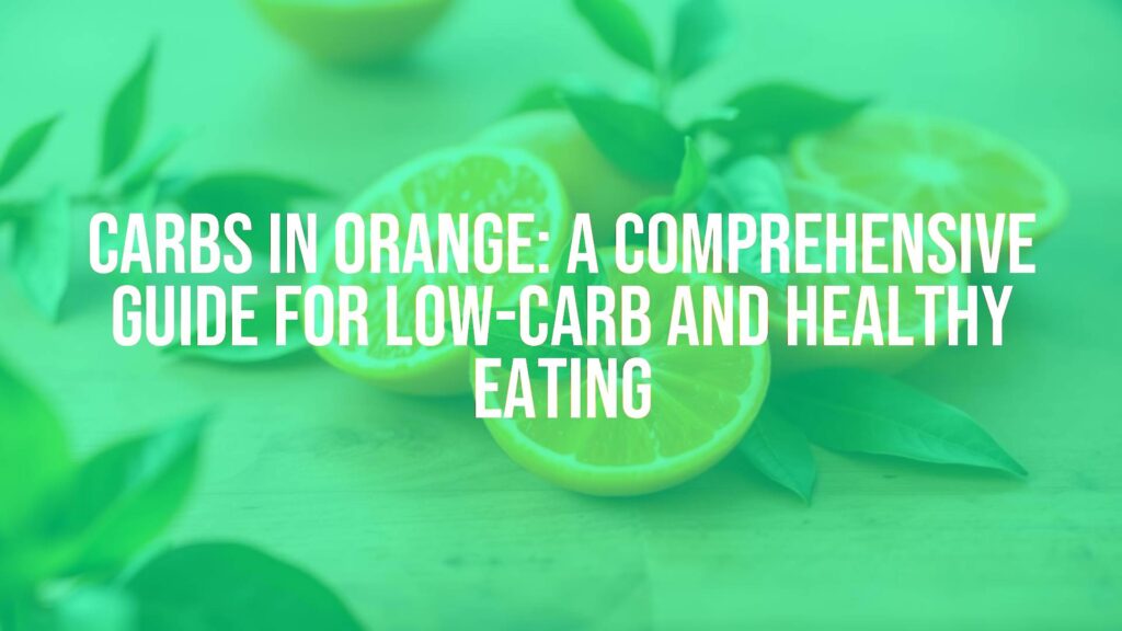 Fresh orange slices on a wooden table with a nutrition label overlay, healthy eating theme, bright and clean lighting, realistic.