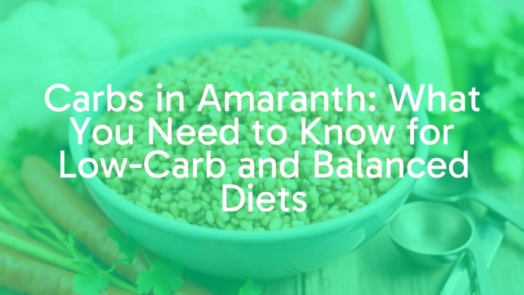 A bowl of cooked amaranth grains, nutty brown color, surrounded by fresh vegetables and measuring spoons, bright and healthy, realistic.