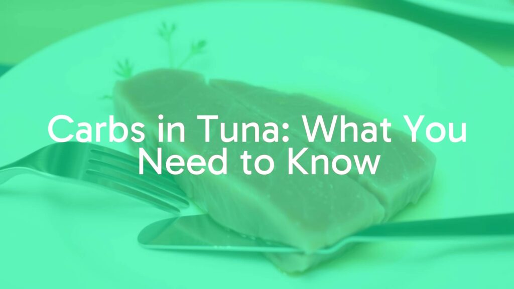 Fresh tuna steak on a plate with a fork and knife, low-carb food theme, clean and healthy, focus on the tuna's texture, soft lighting, realistic.