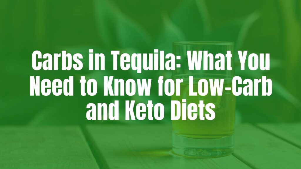 A glass of golden tequila on a rustic wooden table with a blue agave plant in the background, low-carb and keto-friendly, warm lighting, realistic.