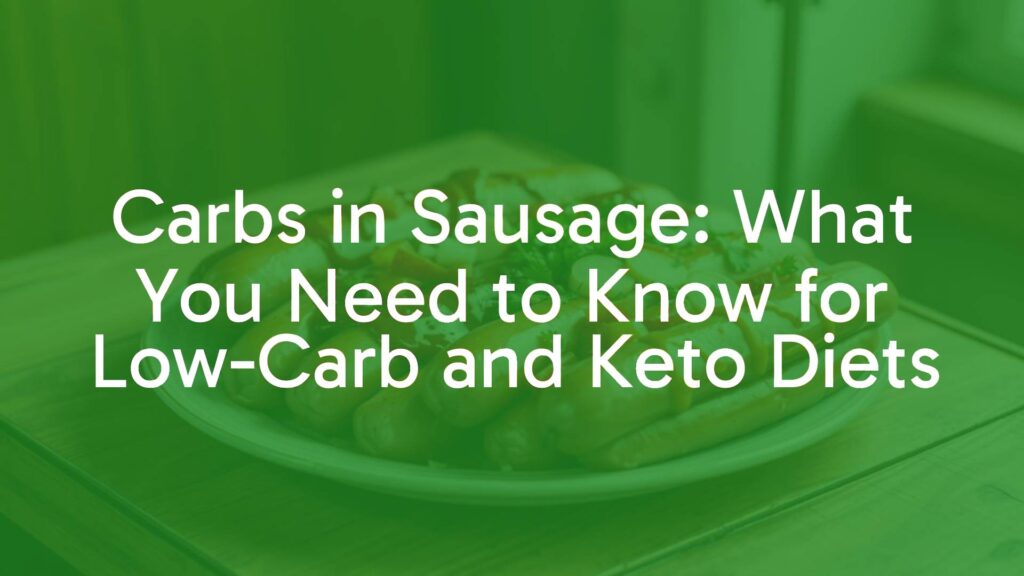 A plate of sausages with various toppings, low-carb and keto-friendly ingredients, rustic wooden table, warm lighting, realistic.