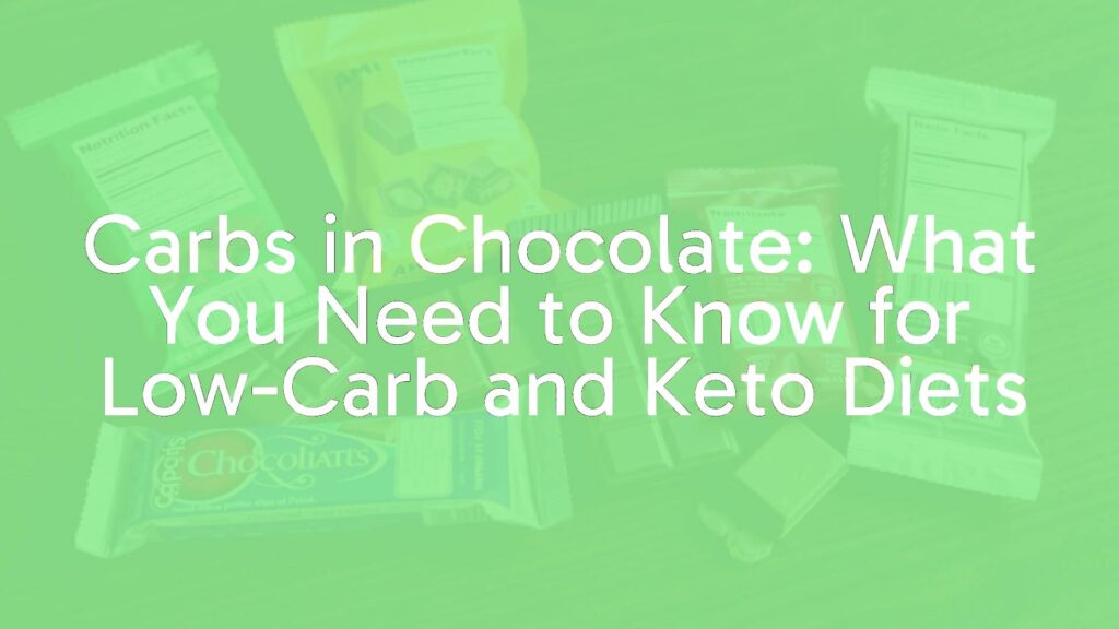 Assorted chocolate bars on a dark wooden table, with keto-friendly labels, macro nutrition facts visible, warm lighting, realistic.